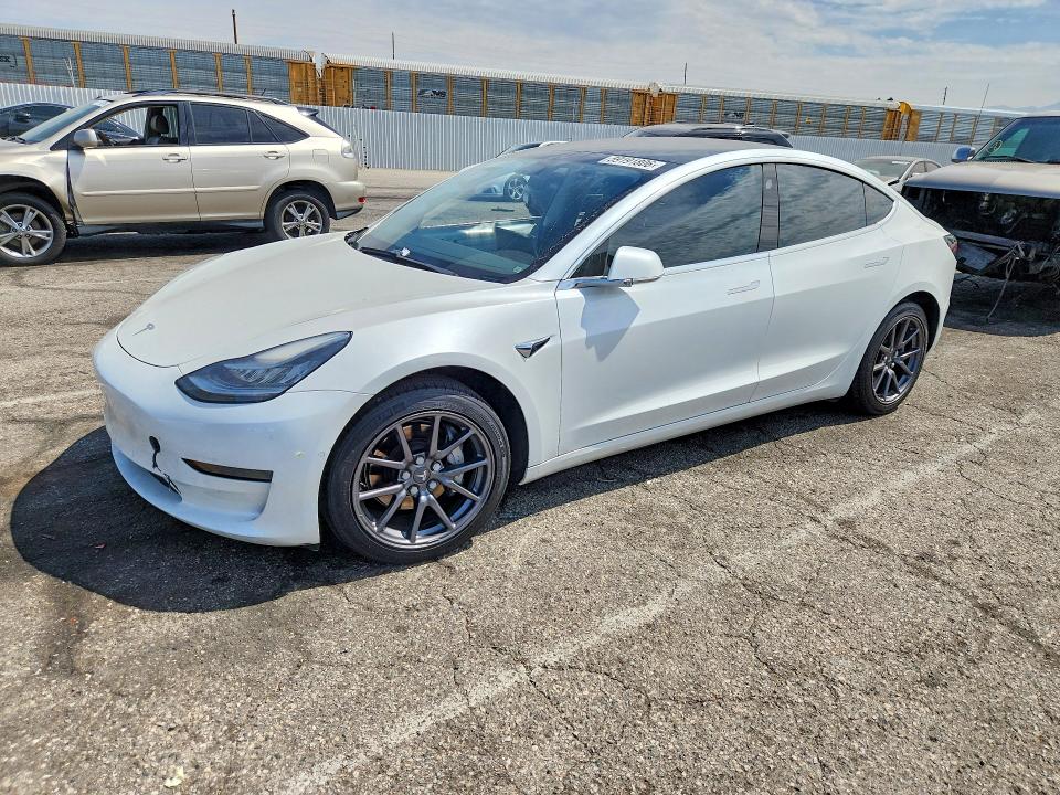 2020 Tesla Model 3 VIN 5YJ3E1EB0LF790808 COPART salvage auction — FRONT END, Ca - Salvage Certificate, sold $4,550 on 2026-07-28 (photo 1)