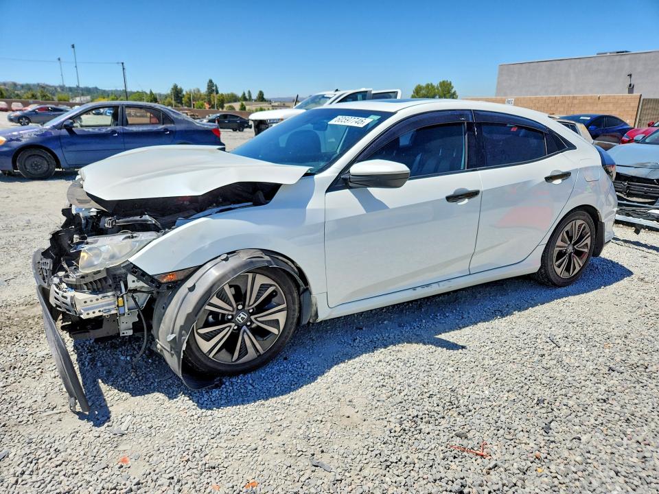 2018 Honda Civic VIN SHHFK7H54JU402621 COPART salvage auction — FRONT END, Ca - Salvage Certificate, sold $550 on 2026-07-22 (photo 1)