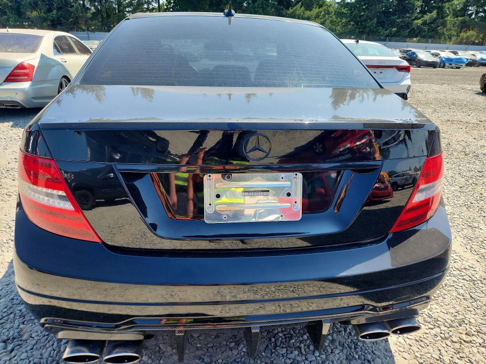 2013 Mercedes-benz C-klasse VIN WDDGF4HB0DR286904 COPART salvage auction — MECHANICAL, Wa - Affidavit In Lieu Of Title, sold $1,250 on 2026-07-24 (photo 6)
