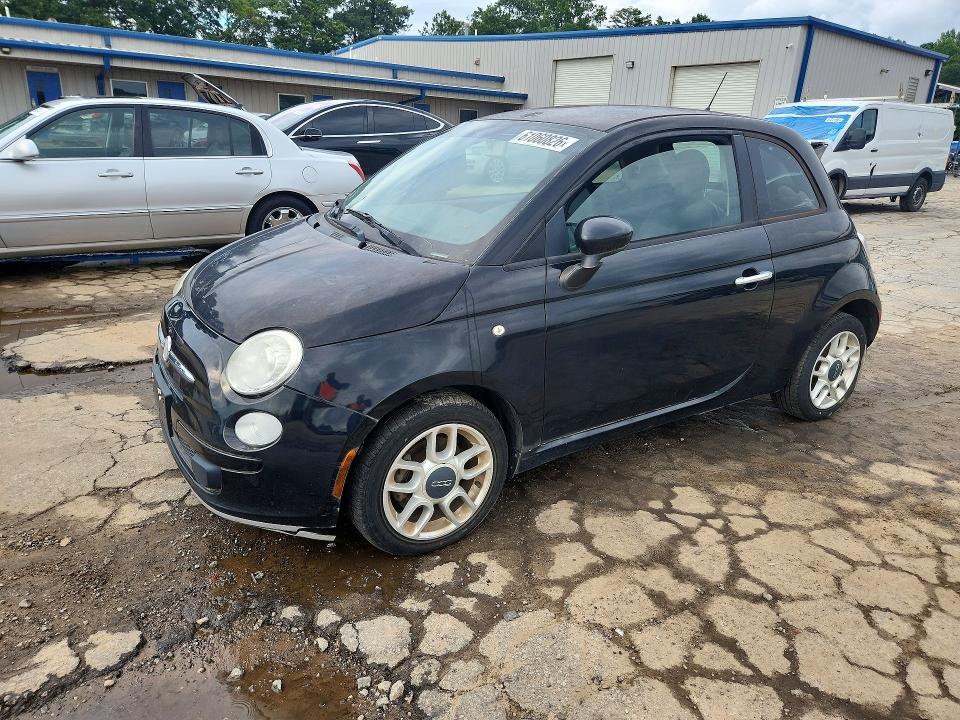 2013 Fiat 500 VIN 3C3CFFAR7DT534296 COPART salvage auction — MINOR DENT/SCRATCHES, Mt - Certificate Of Title, sold $400 on 2026-07-28 (photo 1)