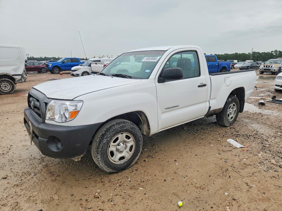 2010 Toyota Tacoma VIN 5TENX4CN3AZ677920 COPART salvage auction — REAR END, TX - SALVAGE VEHICLE TITLE (P), sold $3,550 on 2026-07-17 (photo 1)