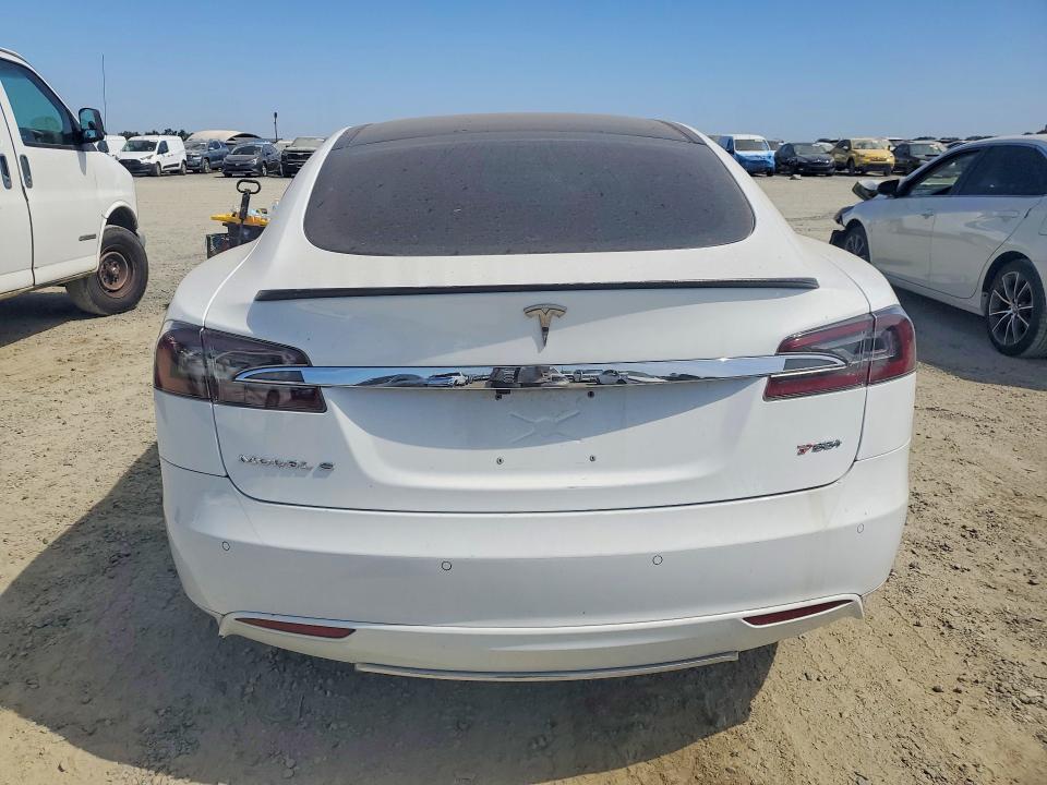 2014 Tesla Model s VIN 5YJSA1H17EFP37763 COPART salvage auction — FRONT END, CA - SALVAGE CERTIFICATE, sold $2,100 on 2026-07-27 (photo 6)