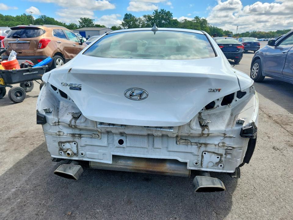 2014 Hyundai Genesis VIN KMHHT6KDXEU118517 COPART salvage auction — REAR END, Nj - Cert Of Title-Salvage, sold $3,000 on 2026-07-16 (photo 6)