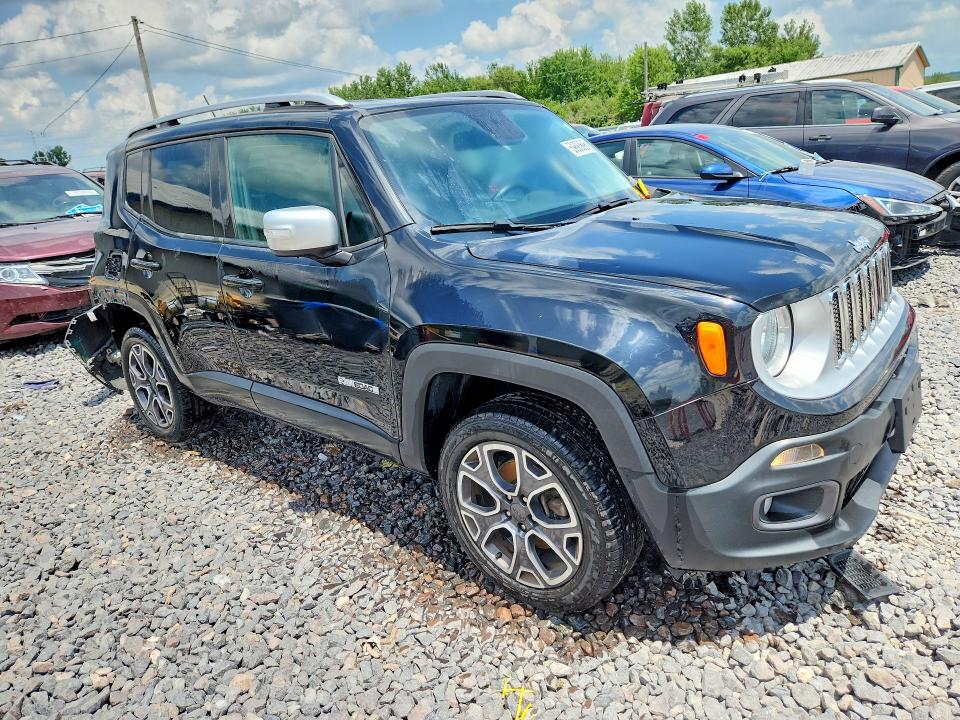 2017 Jeep Renegade VIN ZACCJBDBXHPF10136 COPART salvage auction — REAR END, Il - Salvage Certificate, sold $1,150 on 2026-08-10 (photo 4)