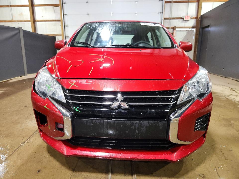 2024 Mitsubishi Mirage VIN ML32AUHJ6RH006753 COPART salvage auction — FRONT END, Oh - Certificate Of Title (P), sold $5,700 on 2026-07-06 (photo 5)