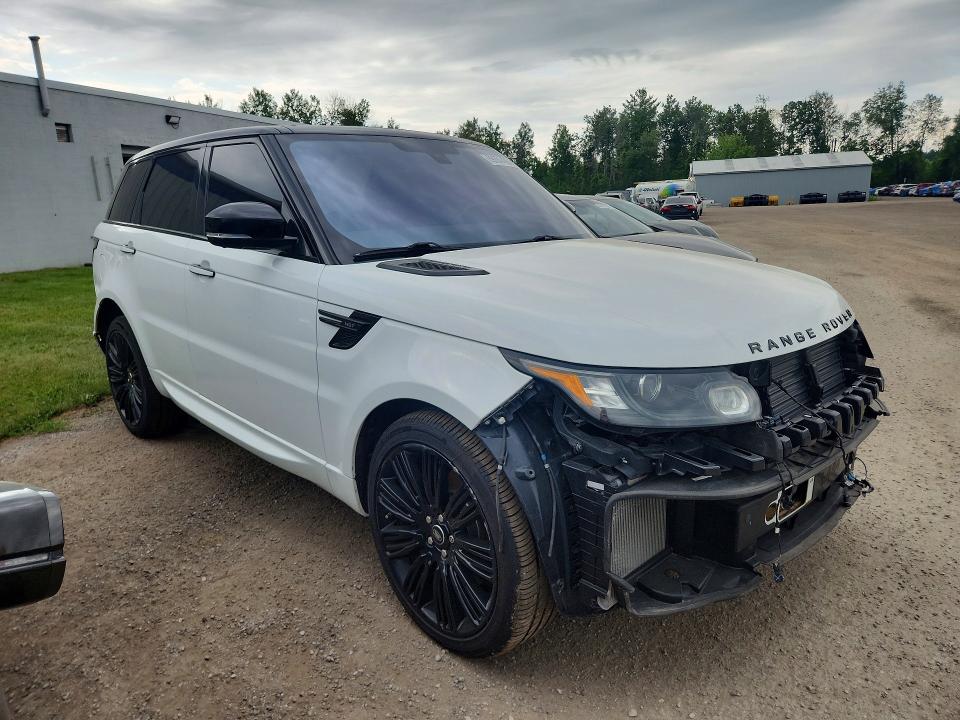 2016 Land rover Range rover sport VIN SALWS2VF0GA556061 COPART salvage auction — FRONT END, On - Permit Salvage, sold $4,100 on 2026-07-28 (photo 4)
