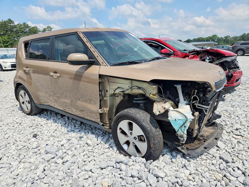 2015 Kia Soul VIN KNDJN2A26F7166962 COPART salvage auction — FRONT END, Nc - Certificate Of Title (P), sold $300 on 2026-07-09 (photo 4)