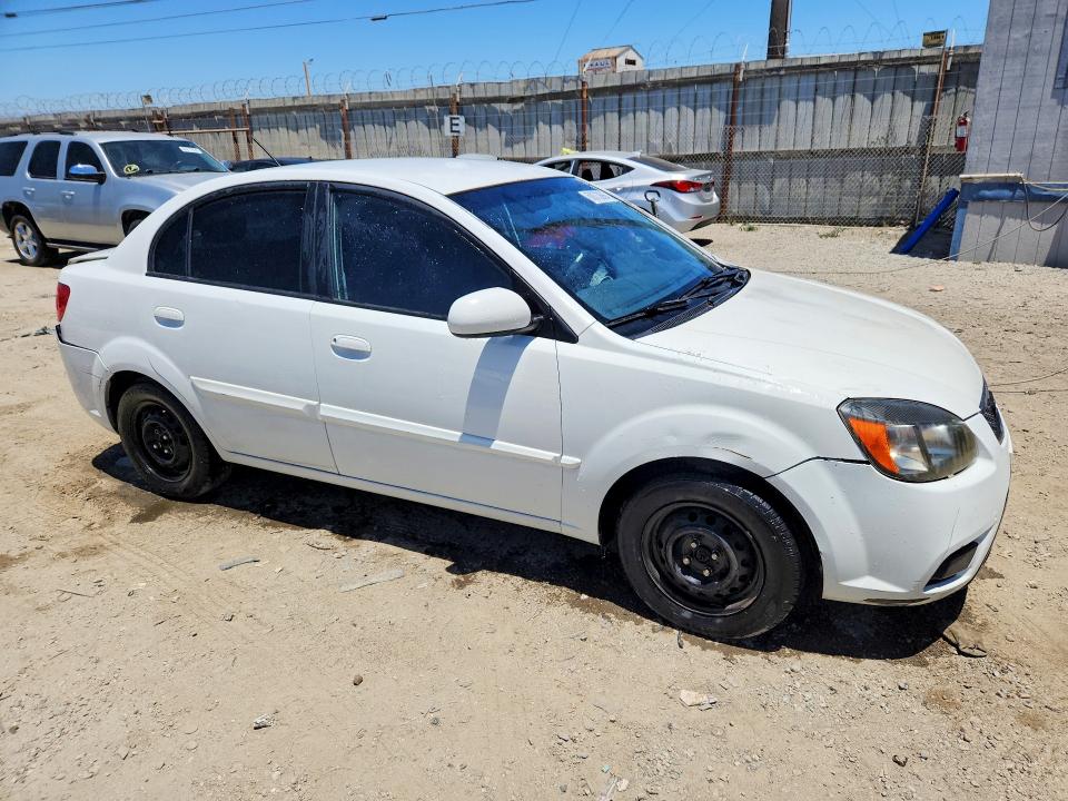 2010 Kia Rio VIN KNADH4A39A6692121 COPART salvage auction — REAR END, Ca - Salvage Certificate, sold $625 on 2026-07-16 (photo 4)
