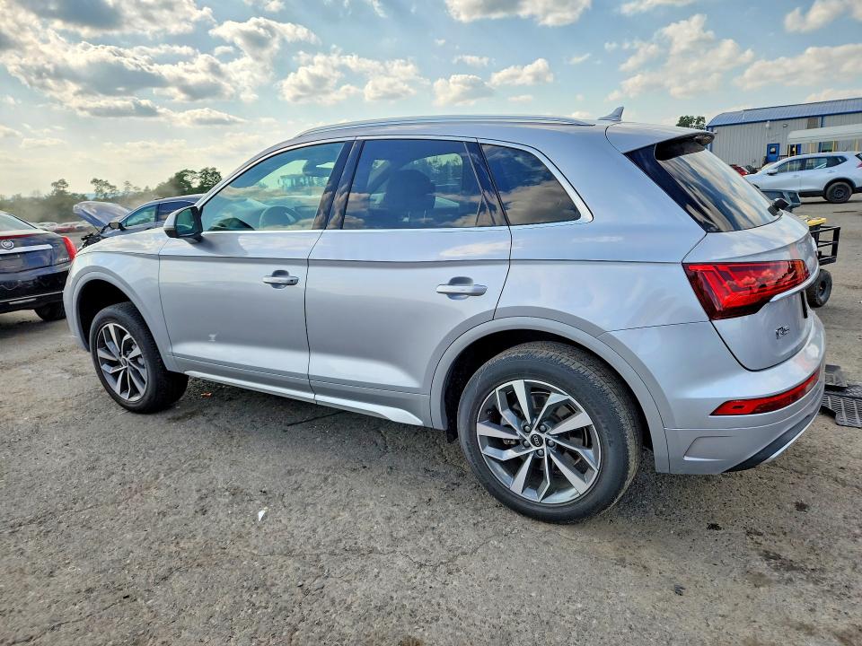 2021 Audi Q5 VIN WA1BAAFY8M2136230 COPART salvage auction — SIDE, Pa - Certificate Of Salvage, sold $4,300 on 2026-07-24 (photo 2)