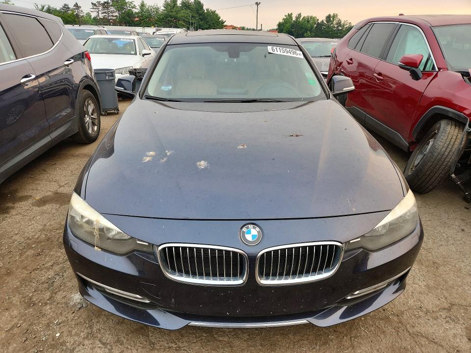 2014 BMW 3er VIN WBA3B3G51ENR84941 COPART salvage auction — FRONT END, CT - CERTIFICATE OF TITLE, sold $1,100 on 2026-08-18 (photo 5)
