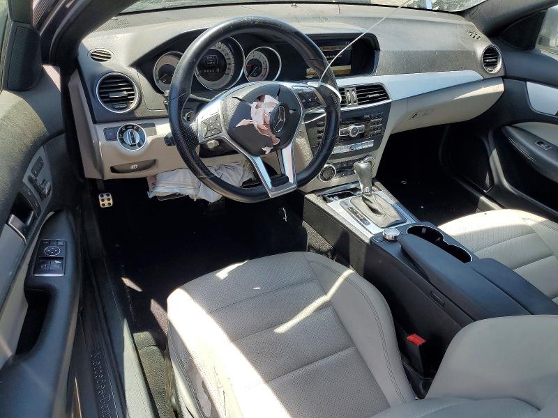 2012 Mercedes-benz C-klasse VIN WDDGJ4HBXCF801034 COPART salvage auction — FRONT END, CA - SALVAGE CERTIFICATE, sold $425 on 2026-07-27 (photo 8)
