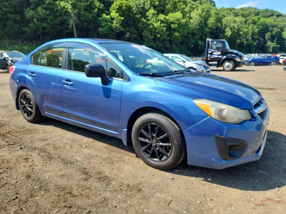2014 Subaru Impreza VIN JF1GJAA61EH013004 COPART salvage auction — MINOR DENT/SCRATCHES, Ny - Certificate Of Title, sold $475 on 2026-07-28 (photo 4)