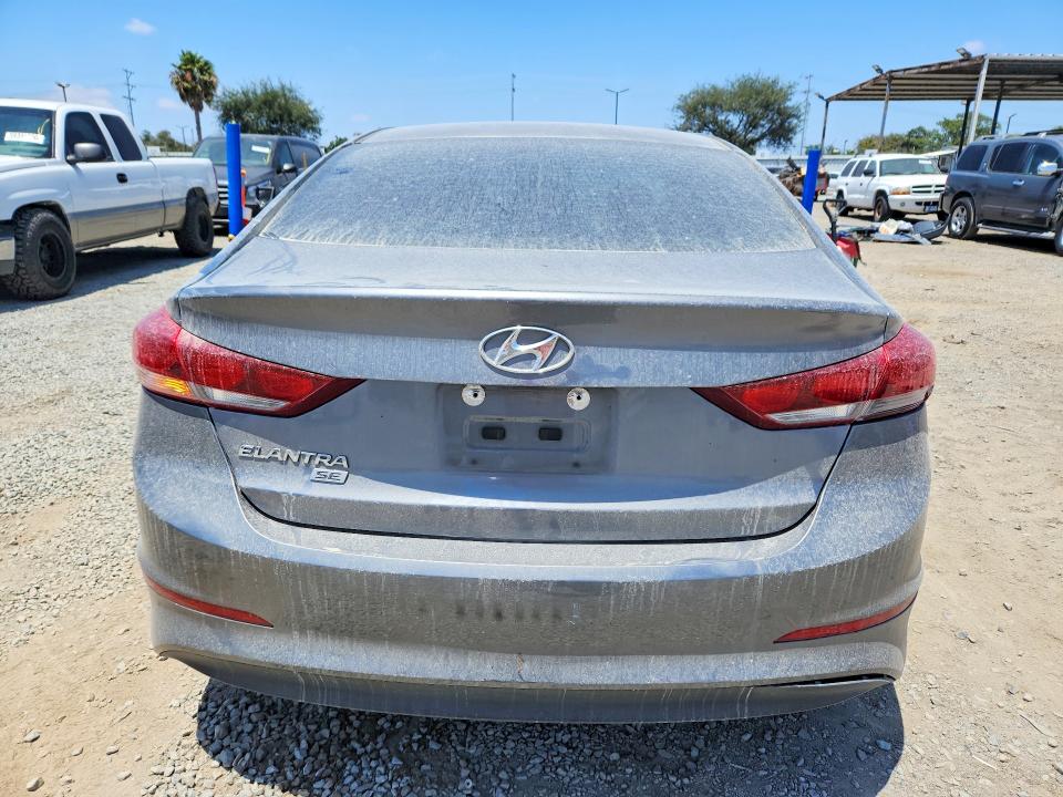 2018 Hyundai Elantra VIN 5NPD74LFXJH329975 COPART salvage auction — FRONT END, Ca - Dis/Dlr/Exp Only Clean Title (P), sold $1,150 on 2026-07-10 (photo 6)