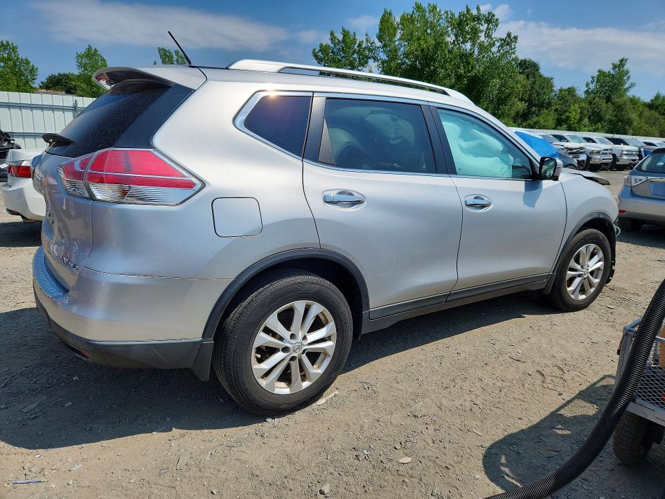 2015 Nissan Rogue VIN KNMAT2MV9FP515284 COPART salvage auction — FRONT END, Ma - Cert Of Title-Reconstrctd Coll, sold $125 on 2026-07-29 (photo 3)