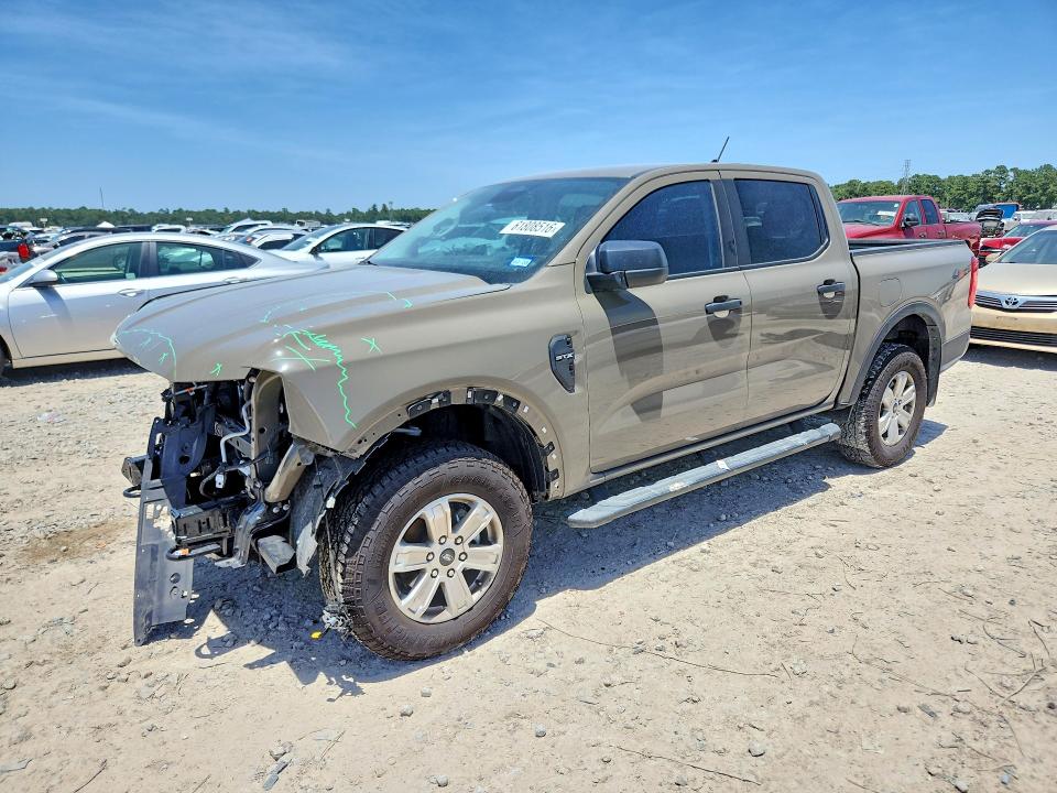 2025 Ford Ranger VIN 1FTER4PH9SLE74691 COPART salvage auction — FRONT END, TX - SALVAGE VEHICLE TITLE (P), sold $7,000 on 2026-07-28 (photo 1)