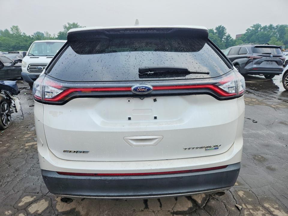 2015 Ford Edge VIN 2FMTK4K97FBB62012 COPART salvage auction — REAR END, Ct - Certificate Of Title, sold $1,200 on 2026-07-28 (photo 6)