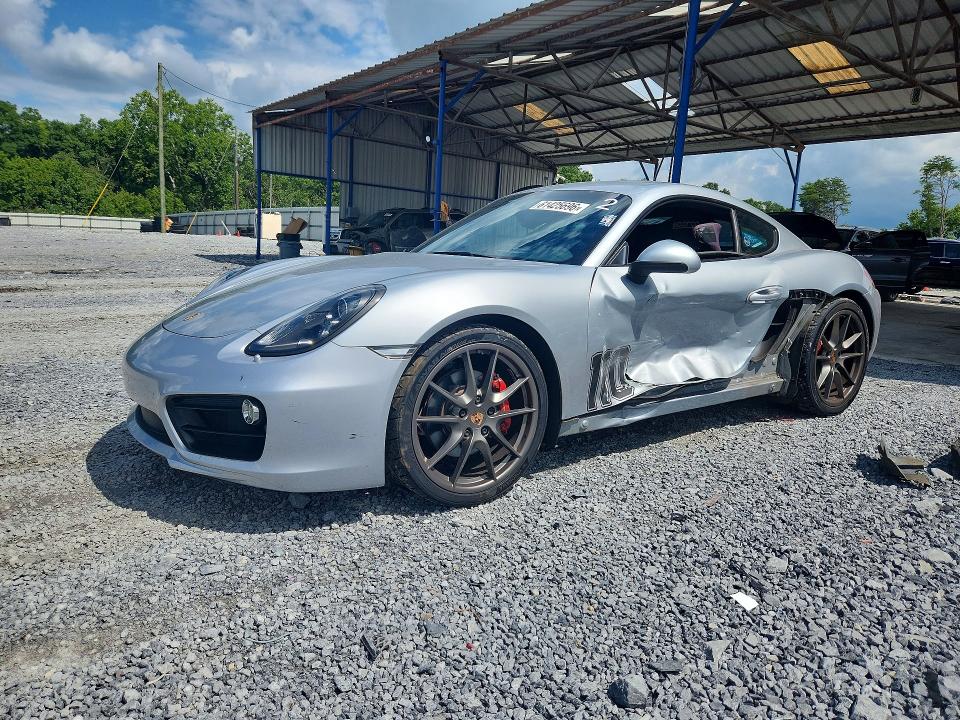 2014 Porsche Cayman VIN WP0AB2A89EK191721 — COPART salvage auction photo