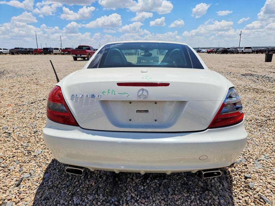 2009 Mercedes-benz Slk-class VIN WDBWK58F49F190808 COPART salvage auction — SIDE, TX - SALVAGE VEHICLE TITLE, sold $2,800 on 2026-08-18 (photo 6)