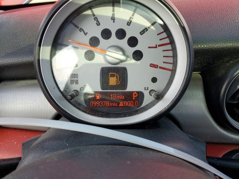 2007 Mini Cooper VIN WMWMF33557TT51758 COPART salvage auction — VANDALISM, Oh - Cert Of Title-Salvage, sold $250 on 2026-07-22 (photo 9)