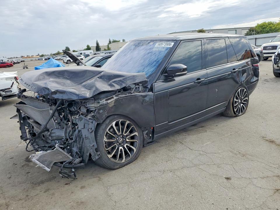 2020 Land rover RANGE ROVER VIN SALGS2SE1LA414957 COPART salvage auction — FRONT END, Ca - Salvage Certificate, sold $6,800 on 2026-08-28 (photo 1)