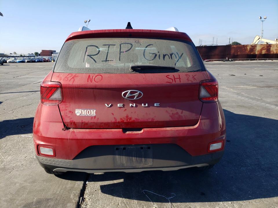 2020 Hyundai Venue VIN KMHRC8A37LU037917 COPART salvage auction — SIDE, PA - CERTIFICATE OF SALVAGE, sold $1,150 on 2026-07-22 (photo 6)
