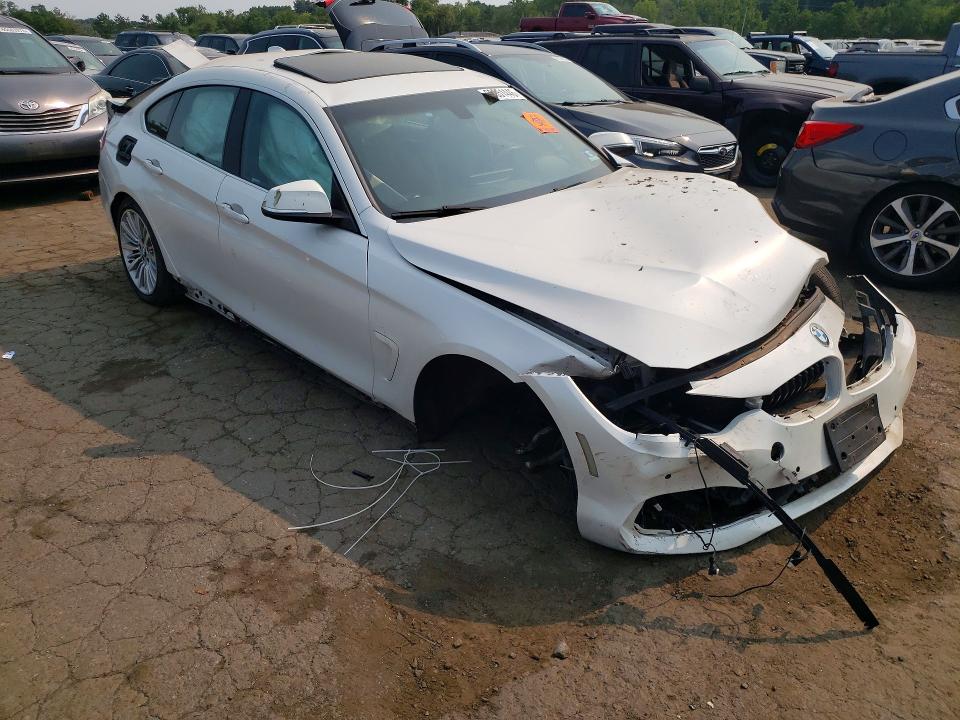 2016 BMW 4er VIN WBA4C9C56GG139049 COPART salvage auction — ROLLOVER, Ct - Cert Of Title-Salvage, sold $600 on 2026-07-21 (photo 4)