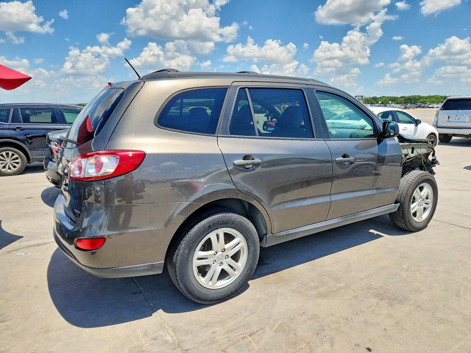 2012 Hyundai Santa fe VIN 5XYZGDAB2CG124960 COPART salvage auction — FRONT END, Tx - Salvage Vehicle Title, sold $1,600 on 2026-07-20 (photo 3)