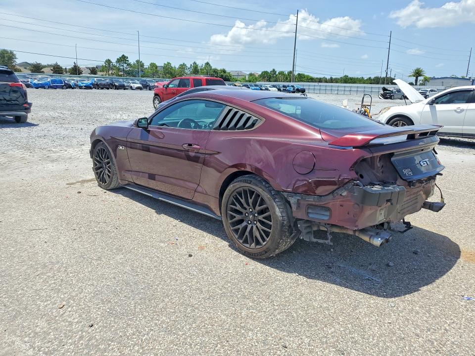 2018 Ford Mustang VIN 1FA6P8CF8J5114343 COPART salvage auction — FRONT END, Fl - Cert Of Ttl-Slvg Rebuld&Buy-Bk, sold $9,200 on 2026-08-21 (photo 2)