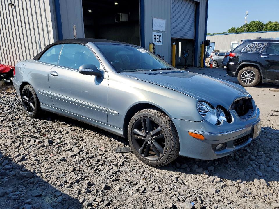 2007 Mercedes-benz Clk-klasse VIN WDBTK56F57F219056 COPART salvage auction — FRONT END, Pa - Certificate Of Salvage, sold $400 on 2026-07-29 (photo 4)