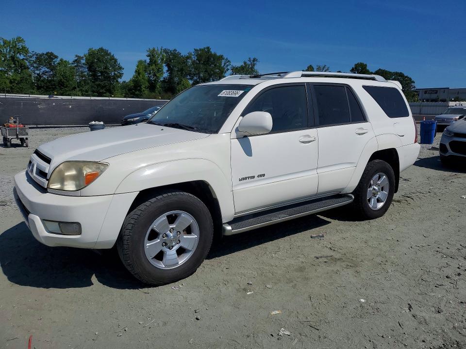 2004 Toyota 4runner VIN JTEBU17R448028068 COPART salvage auction — MECHANICAL, Sc - Certificate Of Title, sold $3,000 on 2026-07-27 (photo 1)