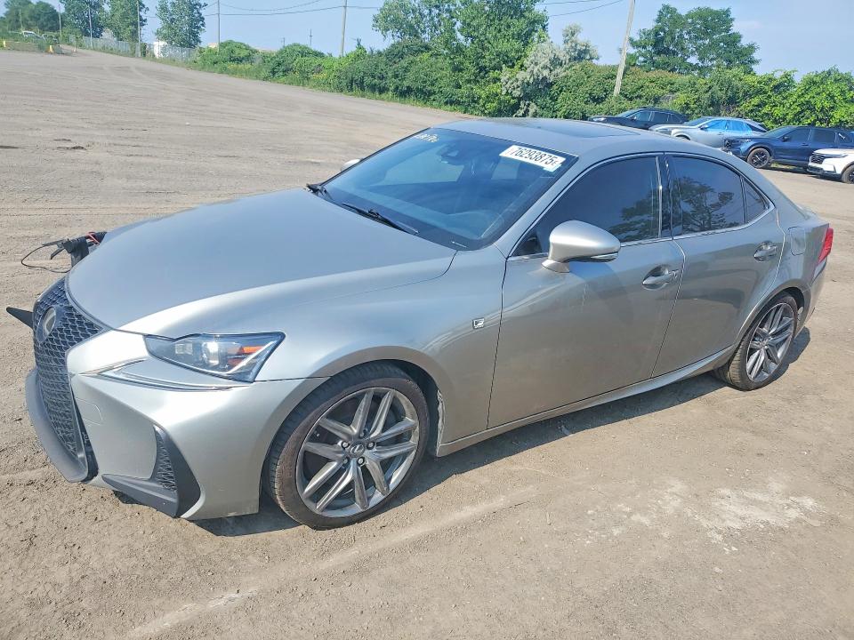 2017 Lexus Is VIN JTHCM1D27H5015434 COPART salvage auction — FRONT END, Qc - Gravement Accidente, sold $3,200 on 2026-08-25 (photo 1)