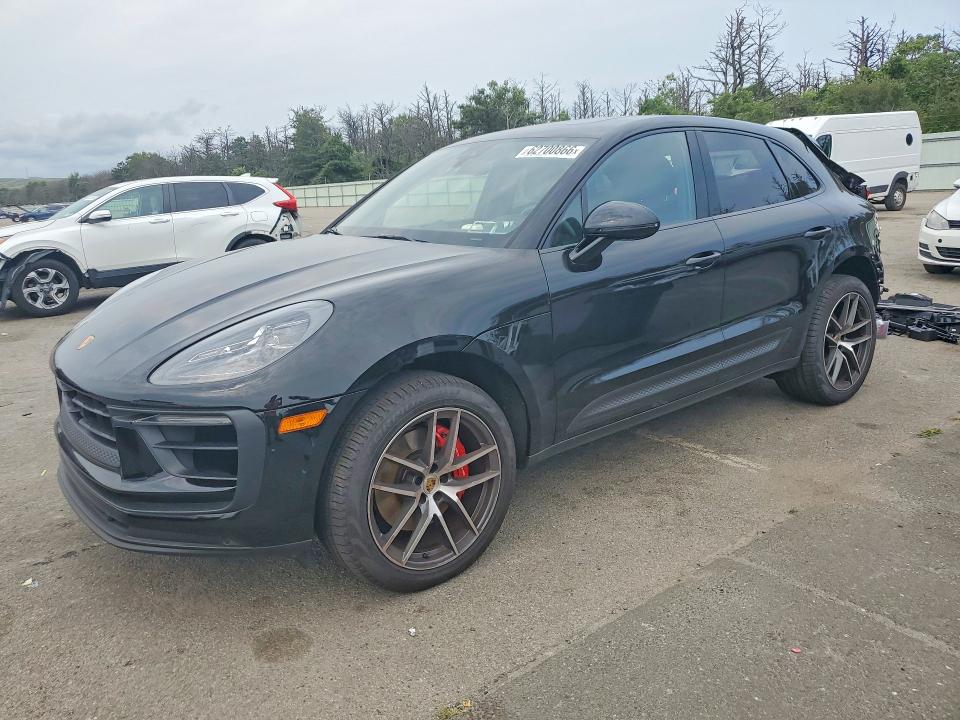 2023 Porsche Macan VIN WP1AG2A5XPLB40392 COPART salvage auction — REAR END, Ny - Mv-907A Salvage Certificate, sold $30,000 on 2026-08-07 (photo 1)