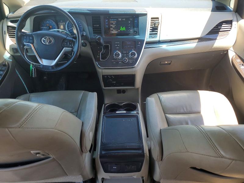 2015 Toyota Sienna VIN 5TDYK3DC6FS671634 COPART salvage auction — FRONT END, Ca - Salvage Certificate, sold $1,800 on 2026-07-29 (photo 8)