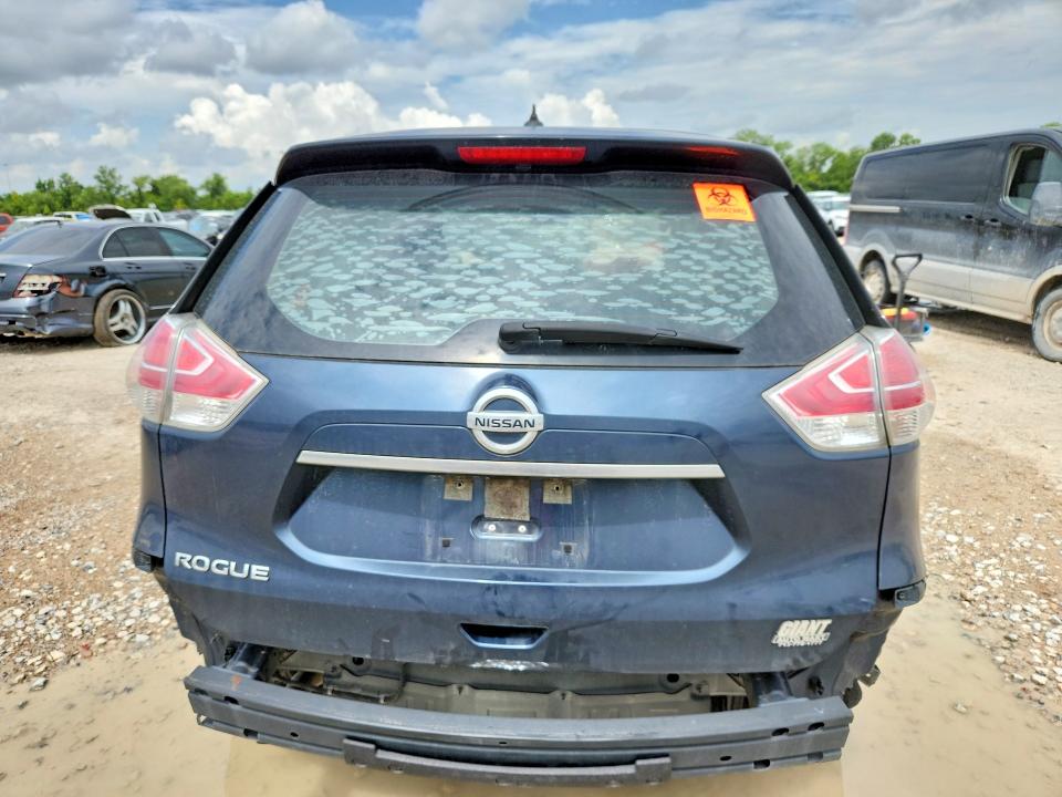 2016 Nissan Rogue VIN JN8AT2MT1GW016344 COPART salvage auction — FRONT END, Tx - Certificate Of Title (P), sold $1,000 on 2026-07-28 (photo 6)