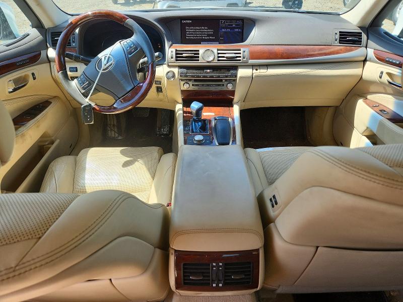 2014 Lexus Ls VIN JTHBL5EF8E5130482 COPART salvage auction — FRONT END, CA - SALVAGE CERTIFICATE, sold $250 on 2026-07-21 (photo 8)