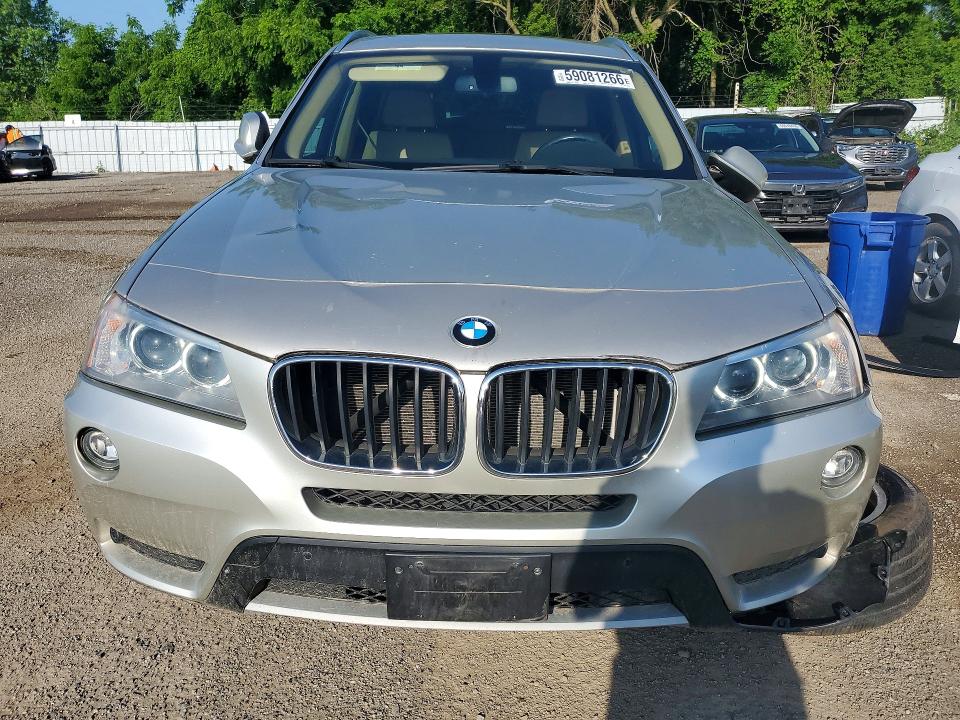 2013 BMW X3 VIN 5UXWX9C56D0A09486 COPART salvage auction — FRONT END, On - Permit Salvage, sold $150 on 2026-07-21 (photo 5)