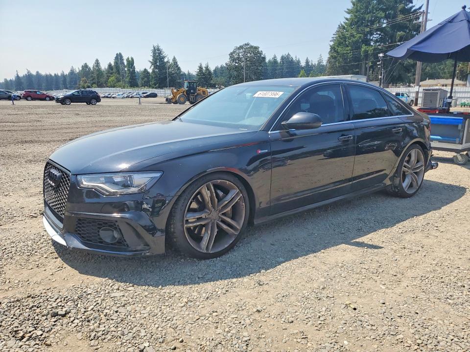 2014 Audi A6 VIN WAUHGAFC9EN085708 COPART salvage auction — REAR END, WA - BILL OF SALE, sold $2,750 on 2026-07-24 (photo 1)