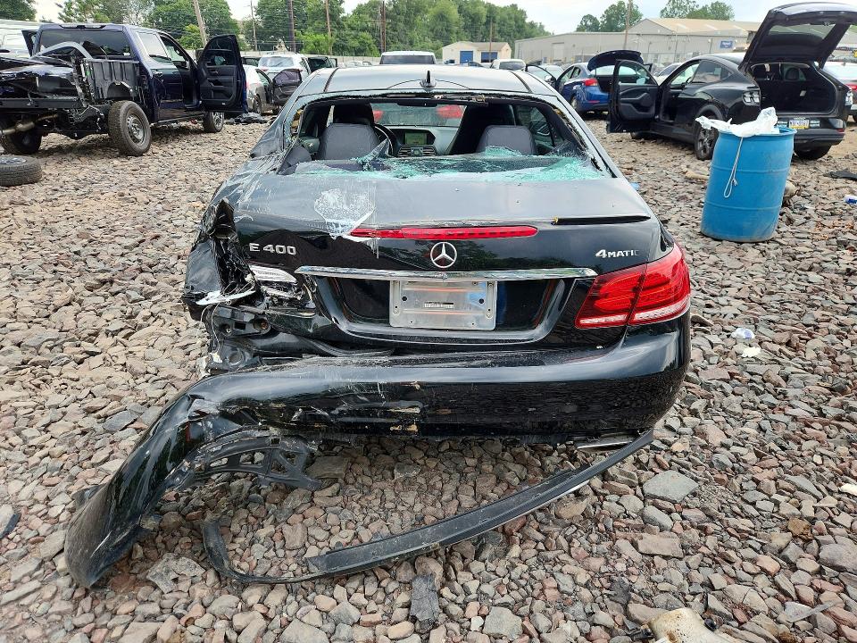 2015 Mercedes-benz E-klasse VIN WDDKJ6HB0FF301779 COPART salvage auction — REAR END, Pa - Certificate Of Salvage, sold $550 on 2026-08-10 (photo 6)