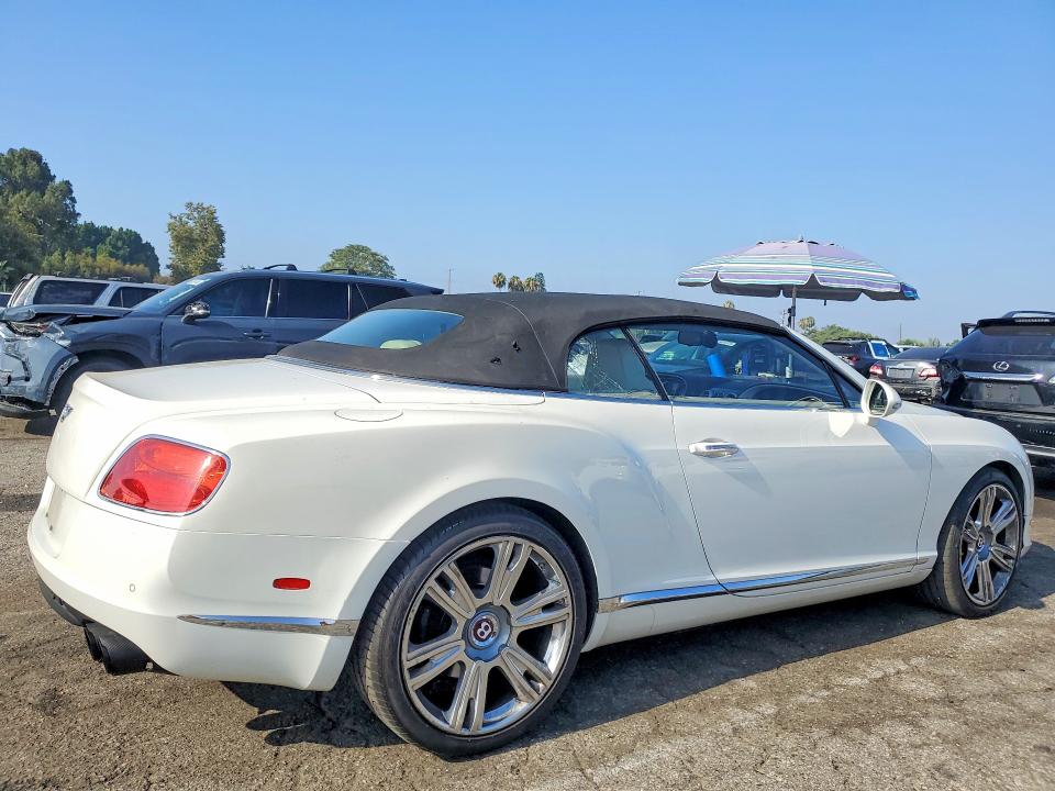2013 Bentley Continental VIN SCBGT3ZA4DC084897 COPART salvage auction — MECHANICAL, CA - SALVAGE CERTIFICATE, sold $20,100 on 2026-07-17 (photo 3)