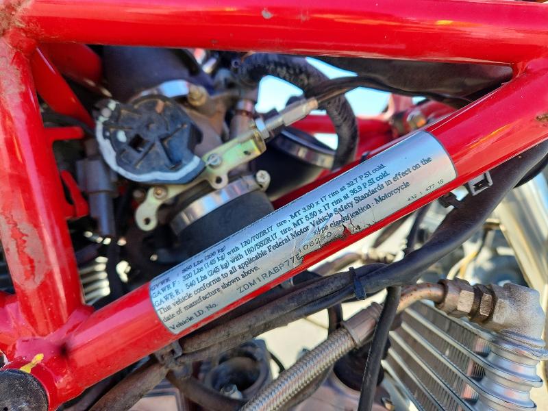 2007 Ducati Monster VIN ZDM1RABP77B106250 COPART salvage auction — ALL OVER, Ca - Dis/Dlr/Exp Clean W/Salv Hist, sold $60 on 2026-08-03 (photo 9)