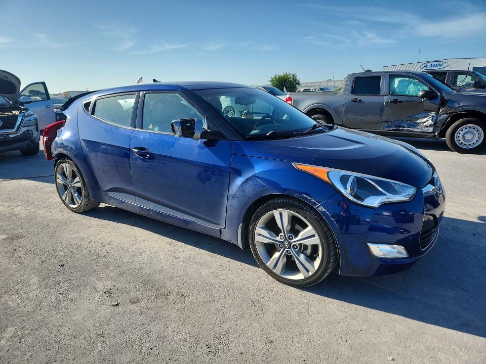 2016 Hyundai Veloster VIN KMHTC6AD9GU302524 COPART salvage auction — REAR END, Ok - Cert Of Title-Salvage, sold $1,400 on 2026-07-15 (photo 4)