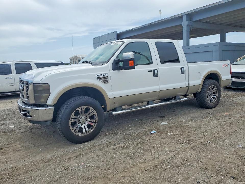 2008 Ford F-250 super duty VIN 1FTSW21R08EC64561 COPART salvage auction — DAMAGE HISTORY, FL - CERT OF TITLE-REBUILT (P), sold $1,450 on 2026-07-28 (photo 1)