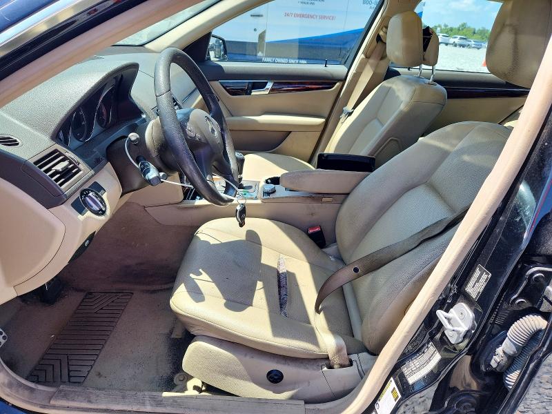 2010 Mercedes-benz C class VIN WDDGF8BB6AR094219 COPART salvage auction — REAR END, FL - CERT OF TITLE SLVG REBUILDABLE, sold $15 on 2026-07-31 (photo 7)