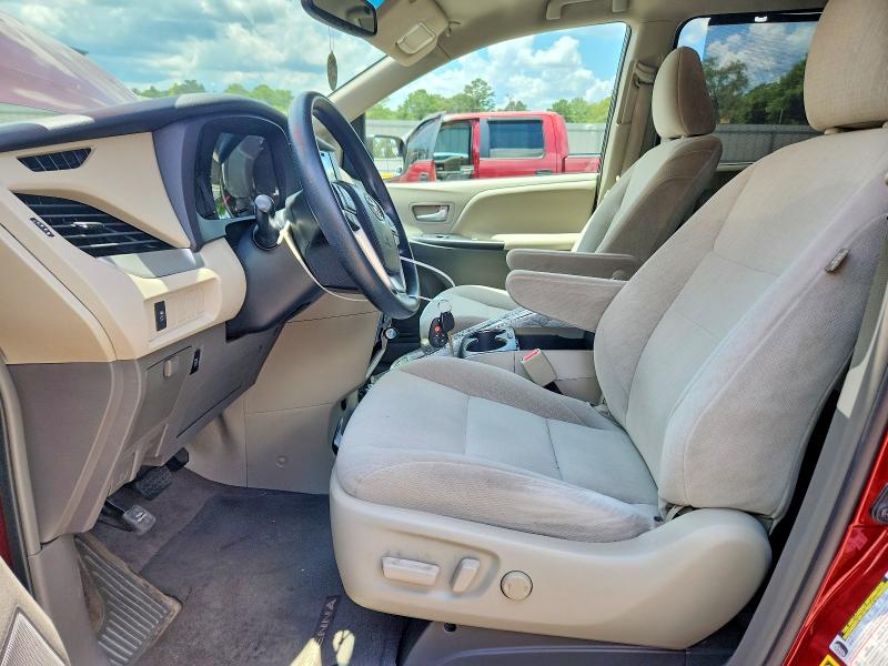 2016 Toyota Sienna VIN 5TDKK3DC1GS748739 COPART salvage auction — REAR END, AL - CERT OF TITLE-SALVAGE TITLE (P), sold $2,850 on 2026-07-27 (photo 7)