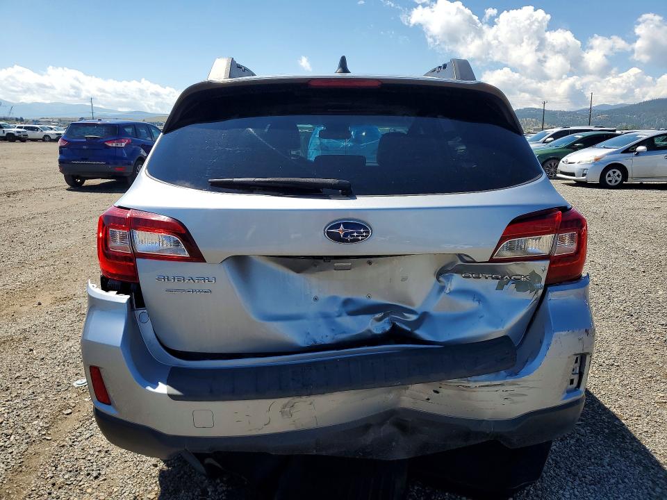 2017 Subaru Outback VIN 4S4BSAKC8H3211128 COPART salvage auction — REAR END, Salvage Title, sold $1,650 on 2026-09-01 (photo 6)
