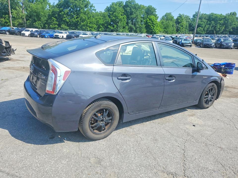 2012 Toyota Prius VIN JTDKN3DU2C5463497 COPART salvage auction — FRONT END, Ny - Mv-907A Salvage Certificate, sold $1,250 on 2026-07-21 (photo 3)