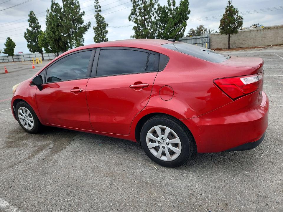 2017 Kia Rio VIN KNADM4A3XH6112249 COPART salvage auction — FRONT END, Ca - Salvage Certificate, sold $550 on 2026-07-16 (photo 2)