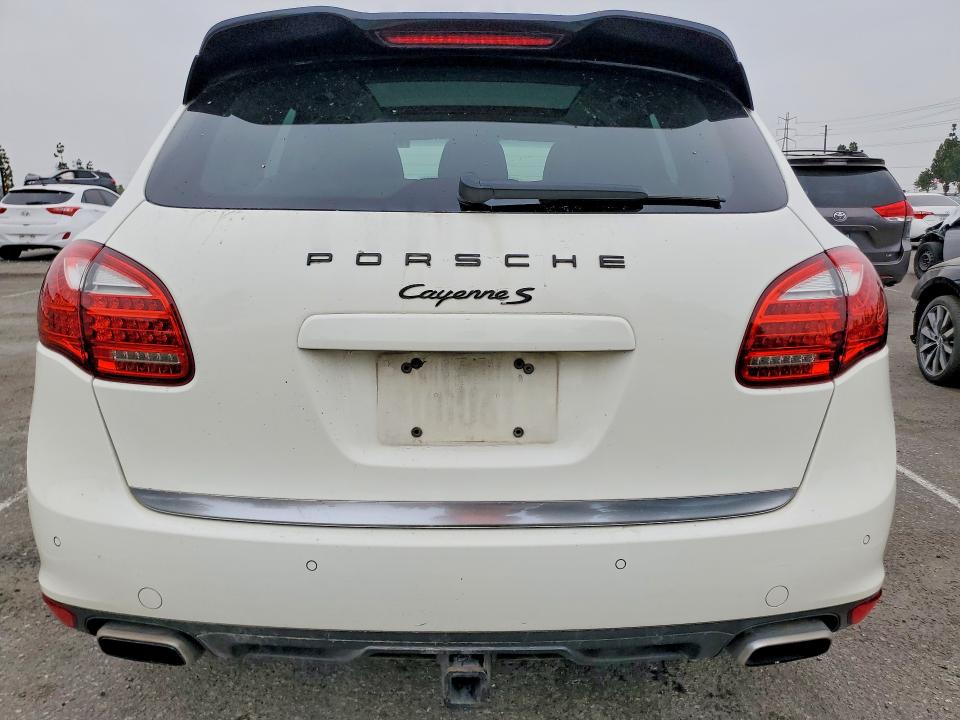 2012 Porsche Cayenne VIN WP1AB2A23CLA44277 COPART salvage auction — MECHANICAL, CA - DIS/DLR/EXP ONLY CLEAN TITLE, sold $1,550 on 2026-07-30 (photo 6)