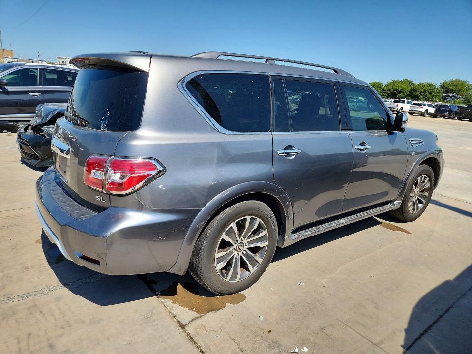 2017 Nissan Armada VIN JN8AY2ND8H9003664 COPART salvage auction — MECHANICAL, Tx - Certificate Of Title, sold $2,850 on 2026-07-30 (photo 3)