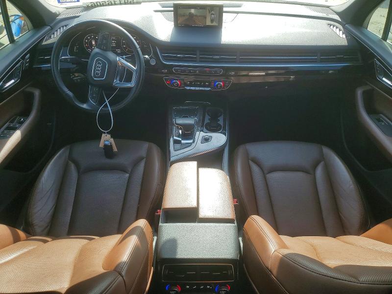 2017 Audi Q7 VIN WA1LAAF74HD039208 COPART salvage auction — UNDERCARRIAGE, Tx - Salvage Vehicle Title, sold $3,250 on 2026-07-21 (photo 8)